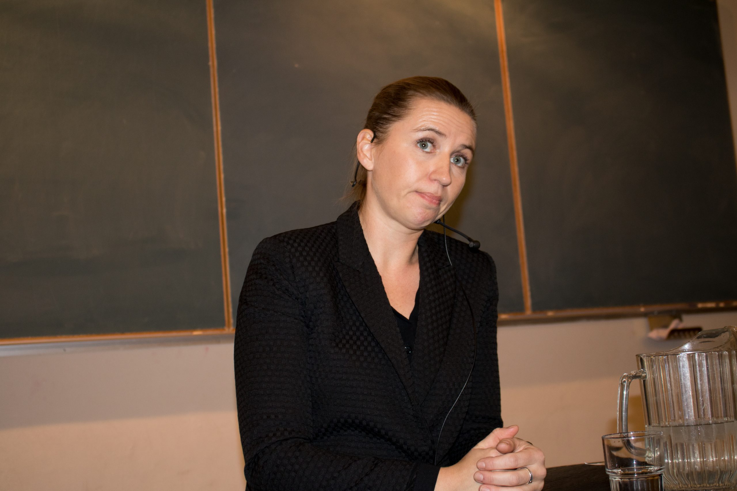 Mette frederiksen på Grundtvigs Højskole